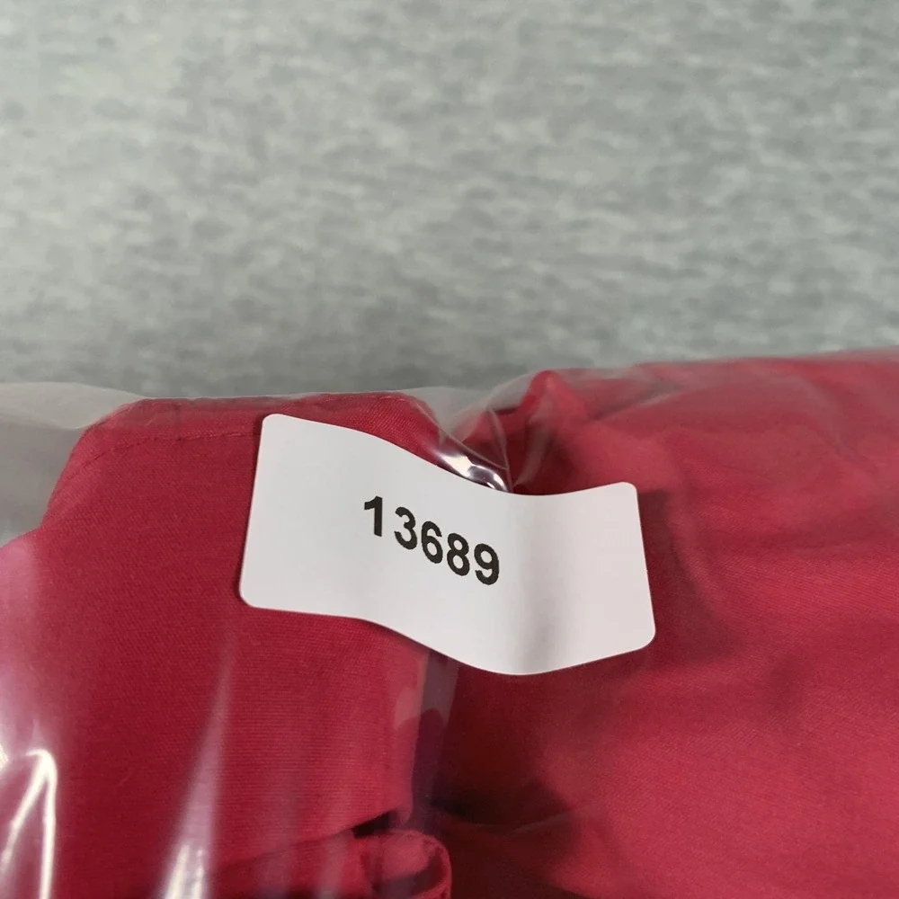 REI Puffer Vest Womens 10‎ Red Goose Down Full Zip Collared Nylon Outdoor
